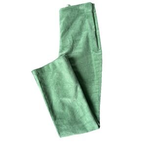 Tuckernuck Ashford Green Corduroy Pants Size M High Rise Cropped Kick Flare
